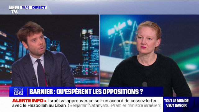 On confirme les informations : selon le Parisien, démenti par l'Élysée, Emmanuel Macron aurait déclaré que le gouvernement allait tomber