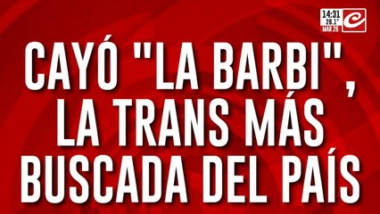 Cayó "La Barbi", la trans más buscada del país: cruzó a Paraguay como hincha de Racing
