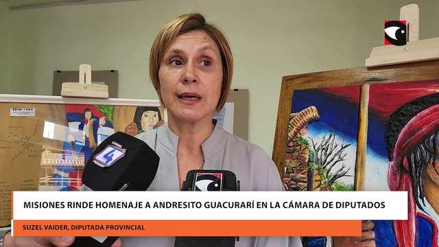 Misiones rinde homenaje a Andresito Guacurarí en la Cámara de Diputados