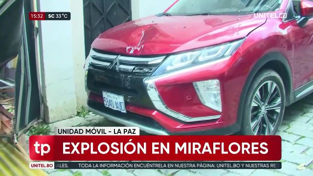 La Paz: Se registra una fuerte explosión en una vivienda en Miraflores que deja al menos dos heridos