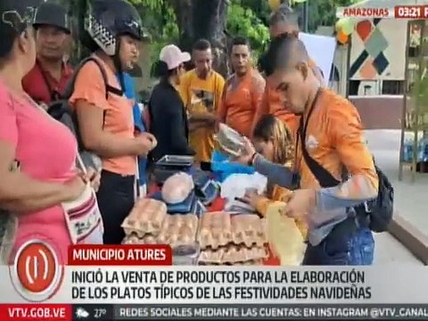 Amazonas | Inicia feria navideña con venta de productos para la elaboración de platos típicos