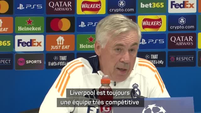 Real Madrid - Ancelotti : Liverpool, un match divertissant