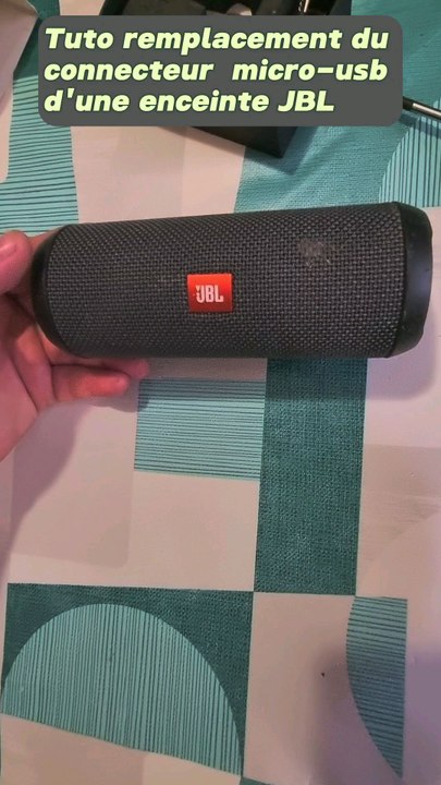Tuto remplacement du connecteur micro-usb d'une enceinte bluetooth JBL