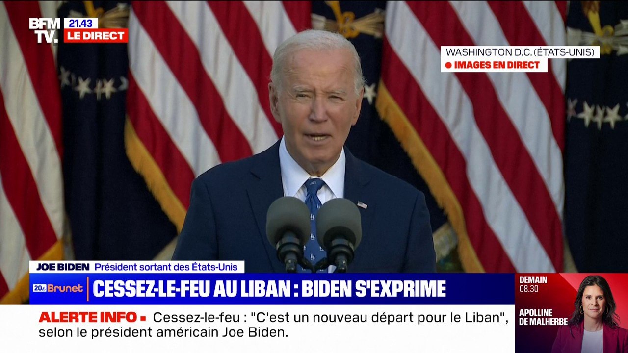 Joe Biden: "Le peuple gazaoui mérite aussi la fin des hostilités et des déplacements"