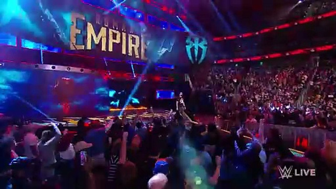 Roman Reigns and Seth Rollins save Dean Ambrose from 4on1 beatdown Raw Feb 25 2019