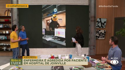VÍDEO: Enfermeira é xingada e agredida em hospital de SC | Melhor da Tarde