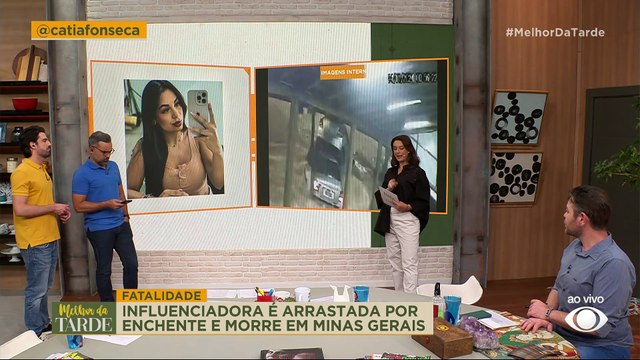 Influenciadora é arrastada por enchente e morre em Minas Gerais | Mlehor da Tarde
