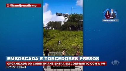Organizada do Corinthians entra em confronto com a PM
