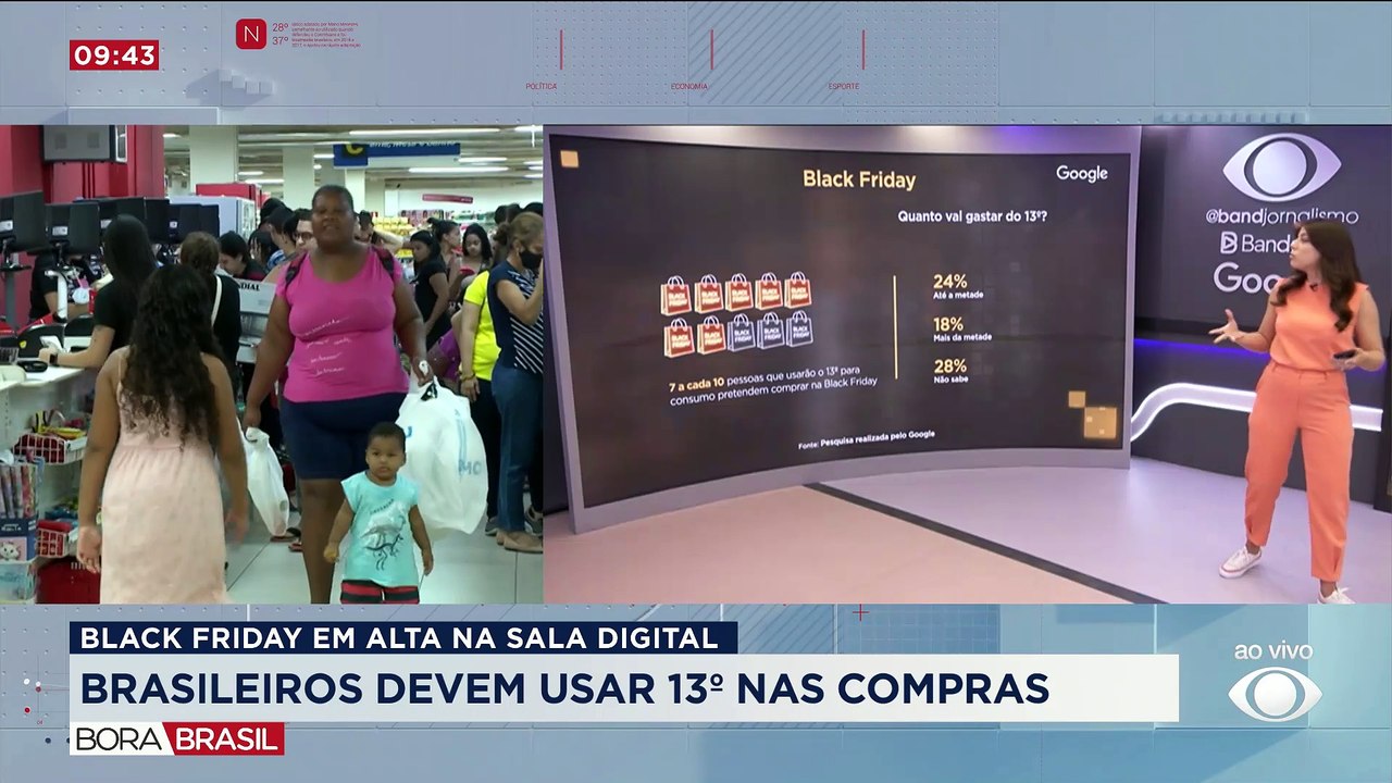 13º na Black Friday! Brasileiros aproveitam salário para compras na promoção