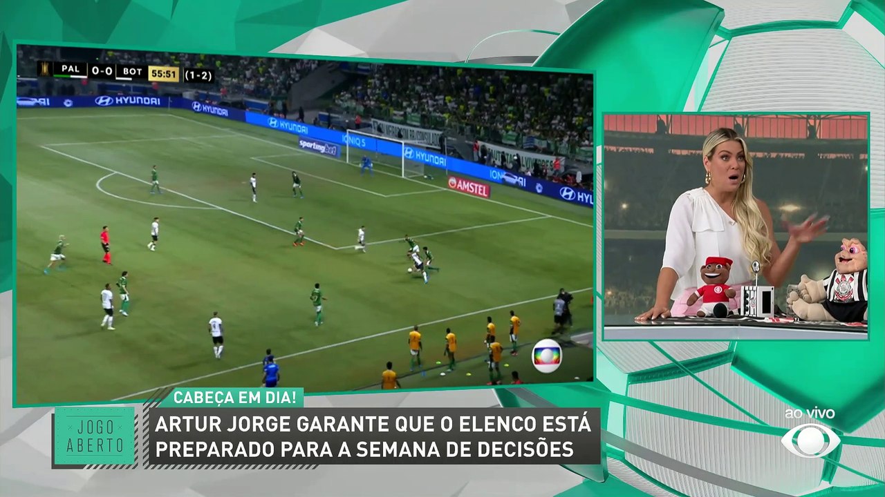 Debate Jogo Aberto: Palmeiras deve ‘respeitar mais’ o Botafogo?