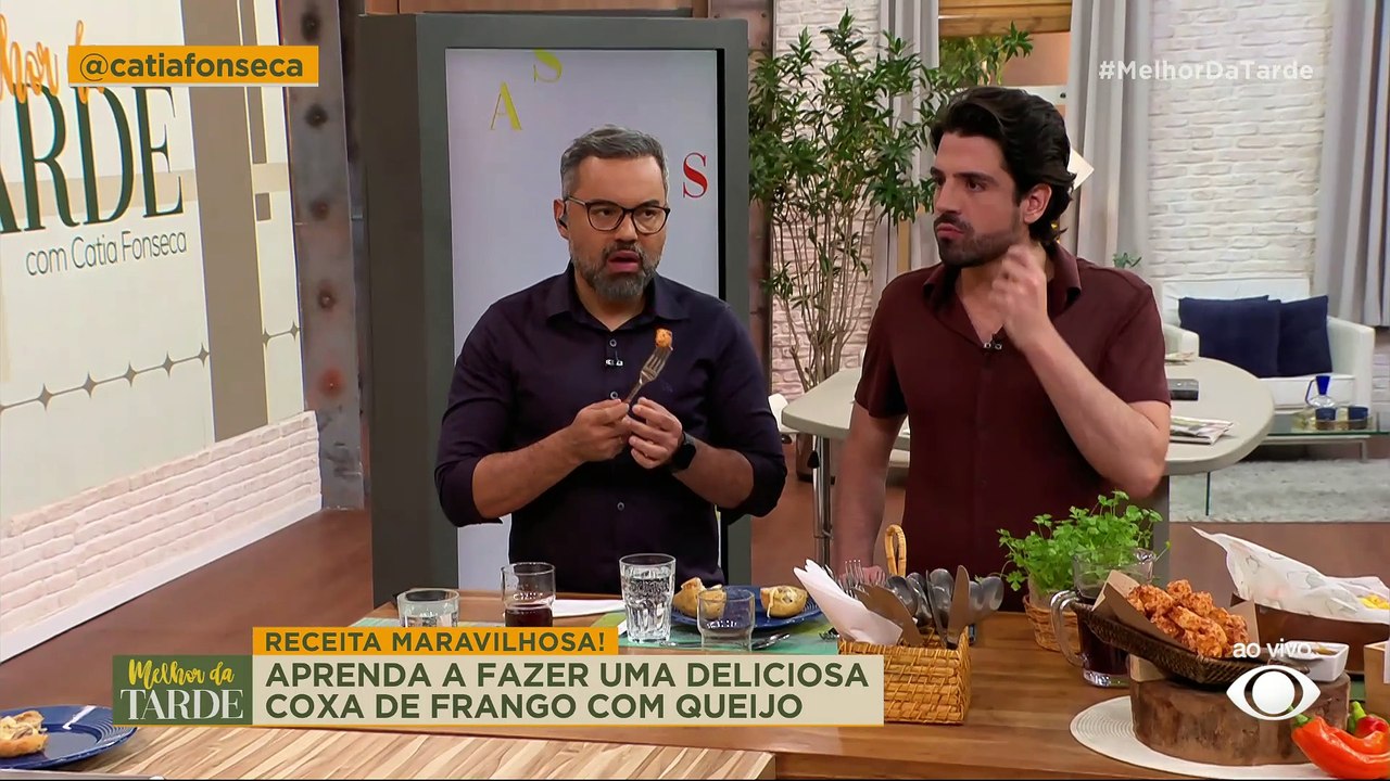 Coxa de frango com queijo: receita diferente da Catia Fonseca é deliciosa e fácil de fazer