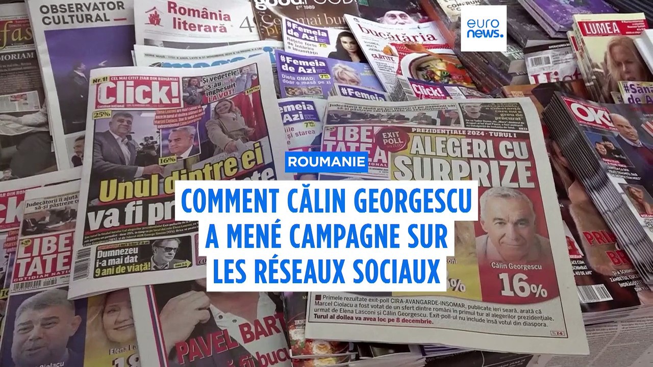 Le "messie de TikTok" Călin Georgescu bouscule la scène politique en Roumanie