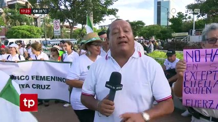 “​Anillazo contra la crisis”: la población en Santa Cruz comienza a salir a las rotondas