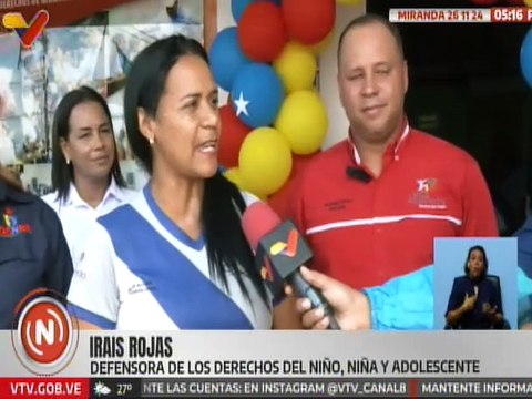 Miranda | Idenna realizó actividades recreativas para promover derechos de niños, niñas y adolescentes