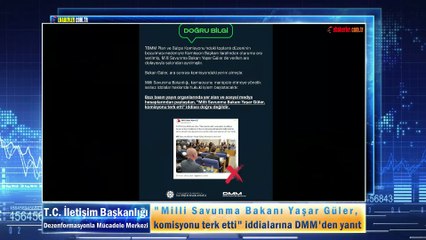 "Milli Savunma Bakanı Yaşar Güler, komisyonu terk etti" iddialarına DMM'den yanıt