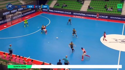 SC Braga 4-2 Interobal Plzen  - UEFA Futsal Champions League- Elite Round