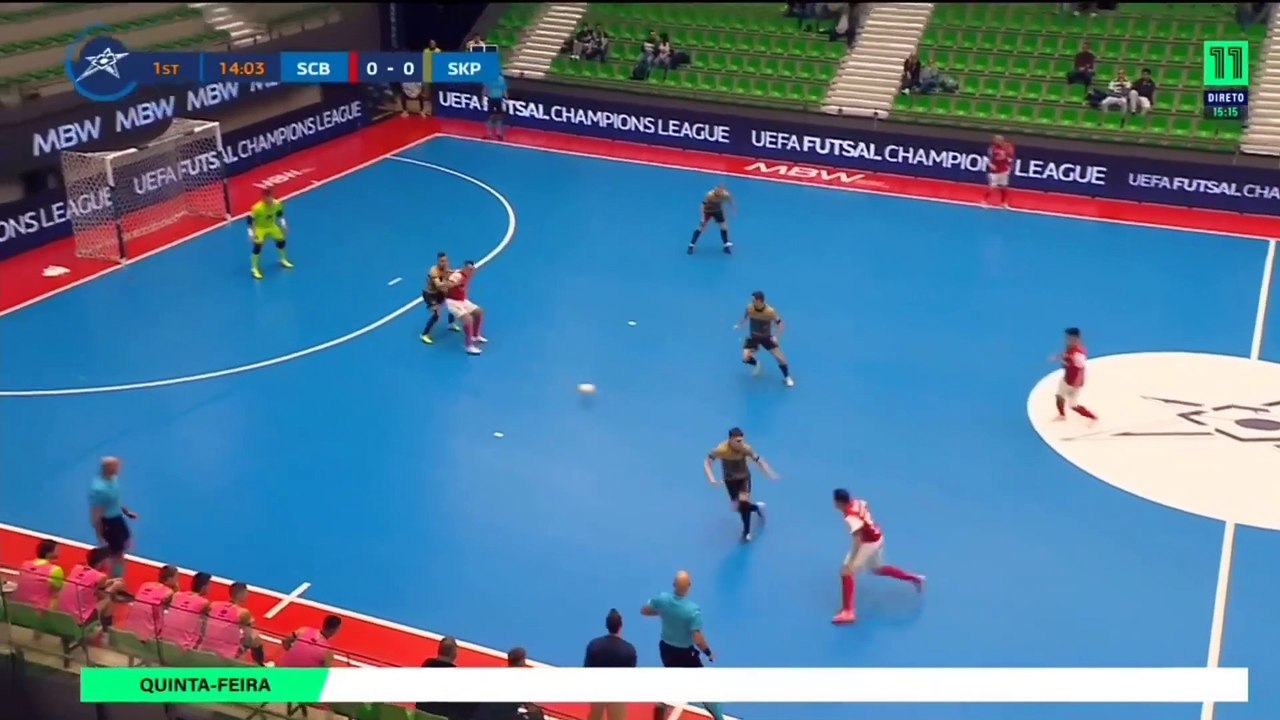 SC Braga 4-2 Interobal Plzen  - UEFA Futsal Champions League- Elite Round