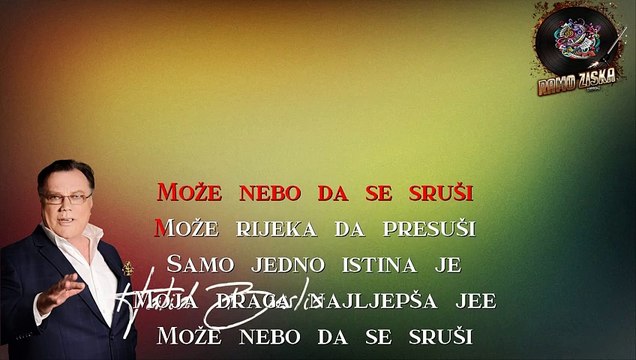 Halid Bešlić - Zarobljenik Vina Karaoke