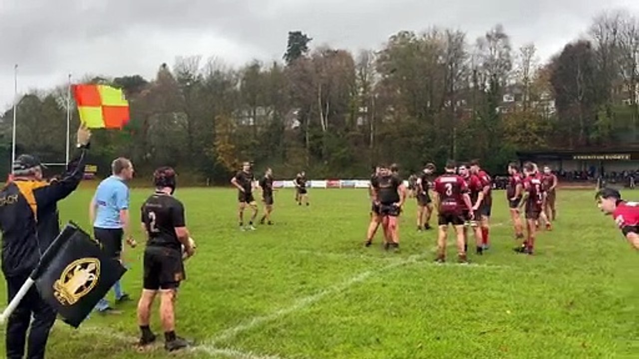 Crediton Colts dominating possession from a lineout v Exeter Saracens Colts, video Alan Quick IMG_8446