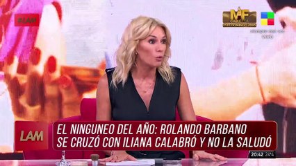 ¡LA IGNORÓ!: Rolando Barbano se cruzó con Iliana Calabró POR PRIMERA VEZ y NO LA REGISTRÓ