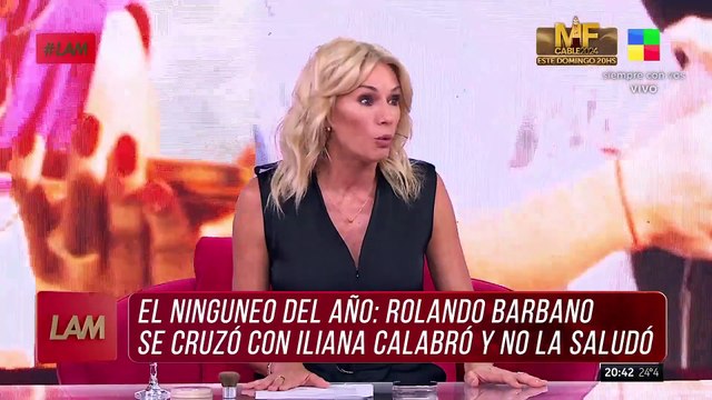 ¡LA IGNORÓ!: Rolando Barbano se cruzó con Iliana Calabró POR PRIMERA VEZ y NO LA REGISTRÓ