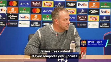 Barcelone : Hansi Flick loue la domination face à Brest et la qualification en haut du classement ⚽