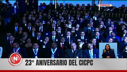Vicepresidente Sectorial Diosdado Cabello preside acto conmemorativo al 23° aniversario del Cicpc