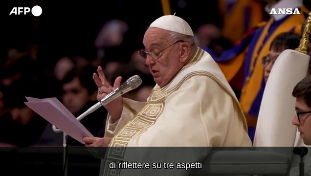 Papa: Chi fa guerre con che faccia si presentera' davanti a Dio?