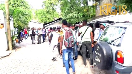 Reprezantan sektè dwa moun nan CSPJ a Jude Thimogène fè deklarasyon patrimwàn li