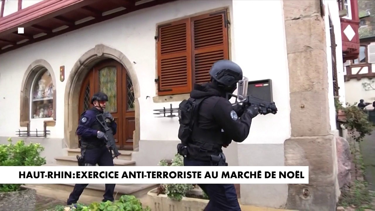 Haut-Rhin : exercice anti-terroriste au marché de Noël