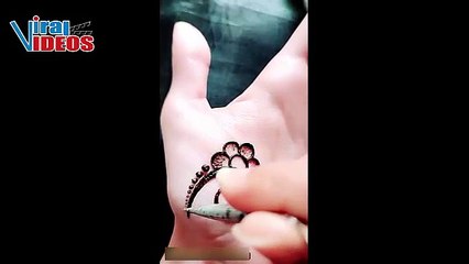 Front Hand Easy mehndi design simple and beautiful