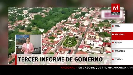 La gobernadora de Colima realiza su tercer informe de gobierno