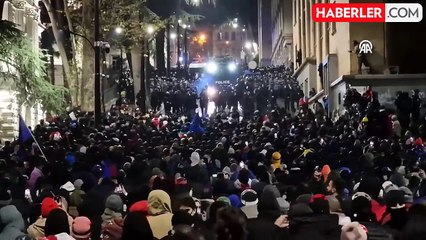 Gürcistan'da AB müzakereleri askıya alındı, gösteriler şiddetlendi