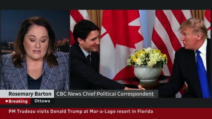 Après l'annonce de nouvelles taxes, le Premier ministre canadien Justin Trudeau s'est déplacé en Floride cette nuit pour rencontrer Donald Trump à Mar-a-Lago