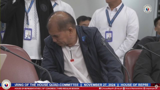 Former Mayor Tumang, sumama ang pakiramdam habang nasa House QuadComm hearing | GMA Integrated News
