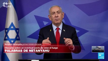 "Hoy permitiré el cese el fuego en Líbano": Benjamin Netanyahu, primer ministro de Israel
