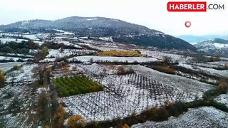 Sonbahar Renkleri ve Karın Büyüleyici Buluşması