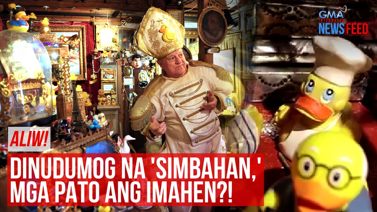 ALIW! Dinudumog na 'simbahan,' mga pato ang imahen | GMA Integrated Newsfeed