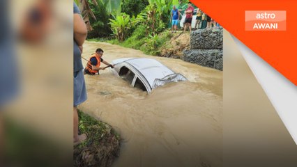 Kereta dihanyutkan air, lelaki warga emas meninggal dunia