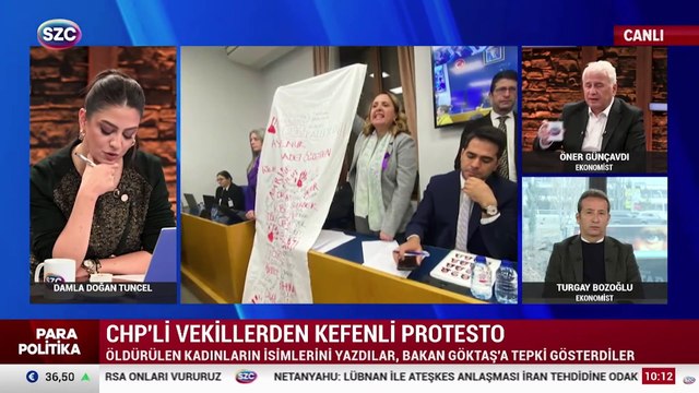 CHP'li vekillerden kefenli protesto