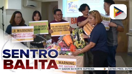 Publiko, pinaalalahanan ng isang grupo na maging mapanuri pagdating sa ireregalo para matiyak na hindi toxic ang mga ito