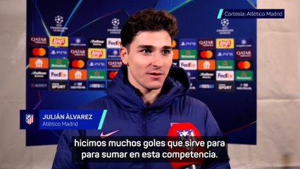 Julián Álvarez: "Contento, hicimos un gran partido"