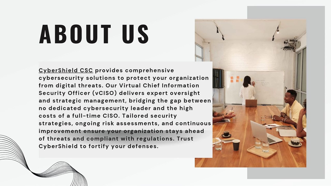 Comprehensive Cybersecurity with CyberShield's vCISO Services