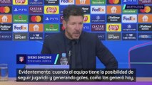 Rueda de prensa de Simeone tras el Sparta de Praga vs. Atlético de Madrid de Champions League