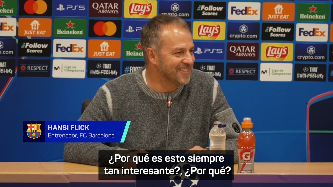 Flick, sobre su conversación con Lamine: "Es normal, hablo con los jugadores"