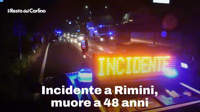 Incidente a Rimini, muore a 48 anni