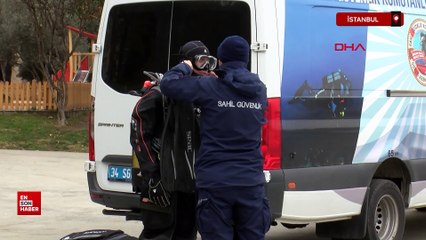 Sarıyer’de denize düşerek kaybolan kardeşleri arama çalışmaları sürüyor