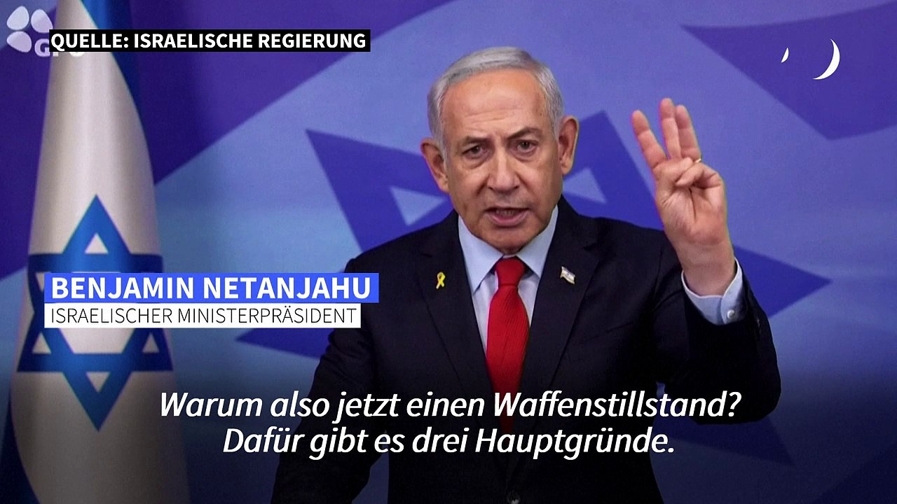 Netanyahu: Waffenruhe erlaubt Israel "Konzentration auf den Iran"
