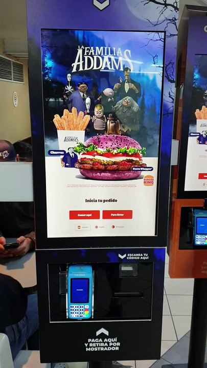 Inside a Burger King in Santiago, Chile 🍔🇨🇱