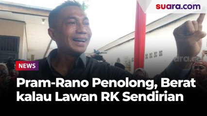 Pongrekun Sebut Pram-Rano Penolong: Babak Belur kalau Lawan RK Sendirian